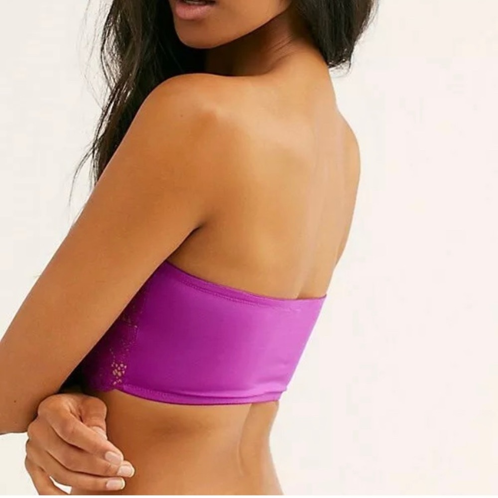 Free People Camilla Bandeau Deep Orchid - Picture 3 of 5